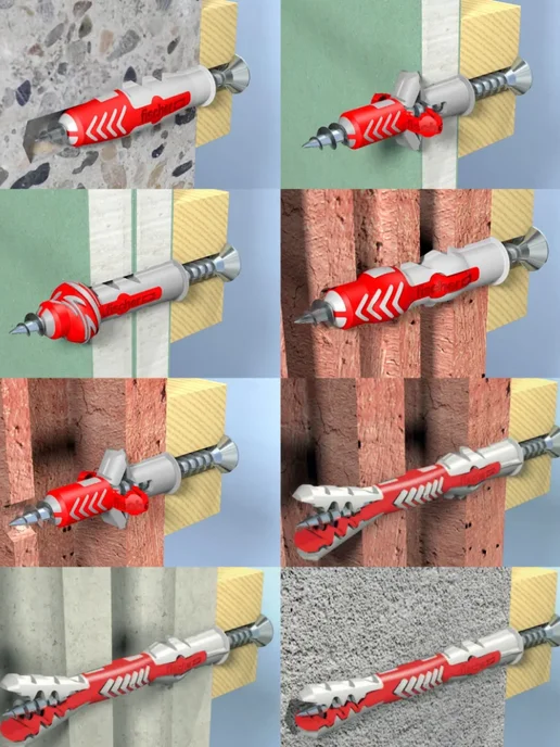 Fischer Универсальный дюбель DUOPOWER 6х30 100шт, 10x50, 50 шт, фото 6