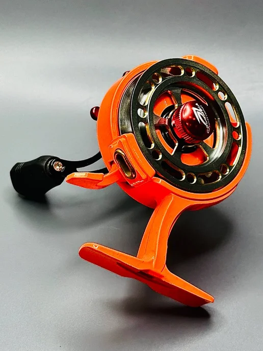 Columbia Fishing Катушка мультипликаторная для зимней и летней рыбалки, черный, фото 2