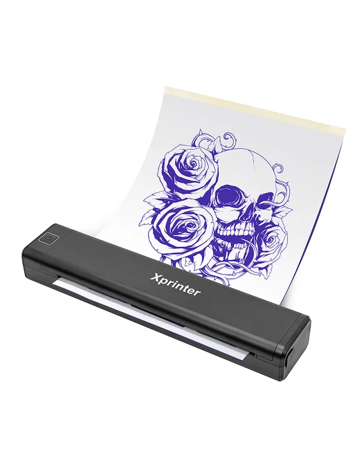 Xprinter Трансферный тату принтер A4 Tattoo для телефона Bluetooth, черный, фото 3