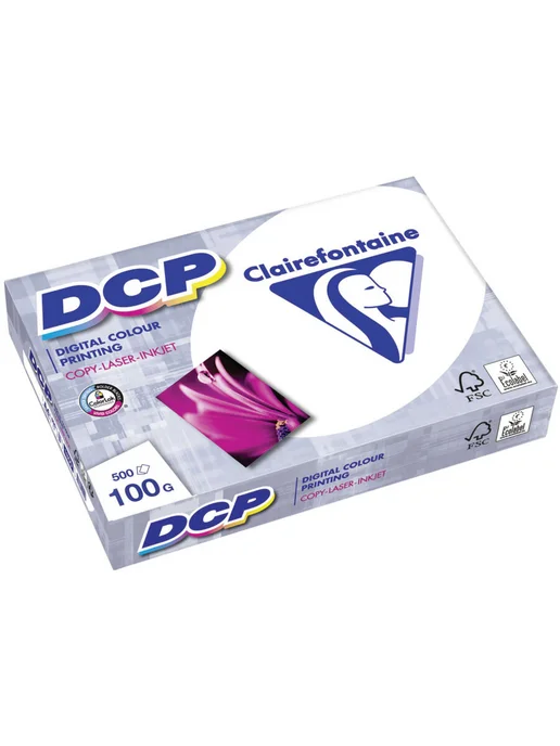 Бумага Clairefontaine Цветная A4, 170 г/м², 500 листов, белый, фото 5