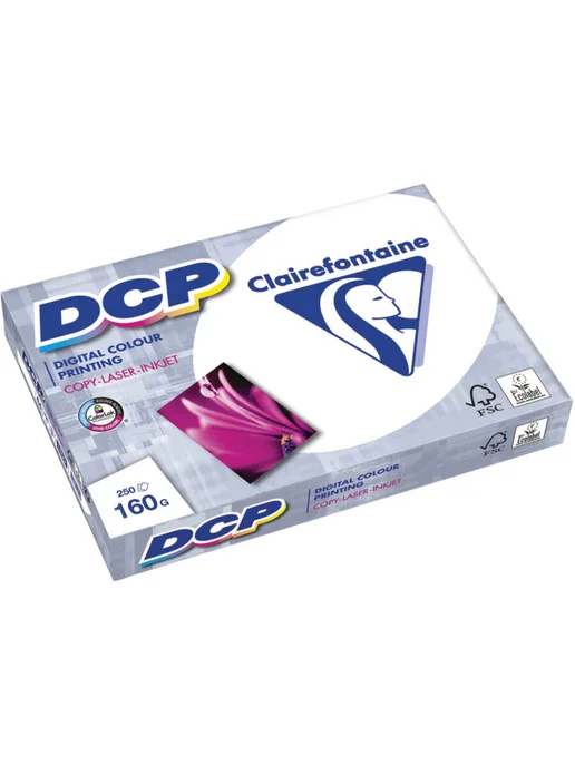 Бумага Clairefontaine Цветная A3, 160 г/м², 250 листов, 1 пачка
