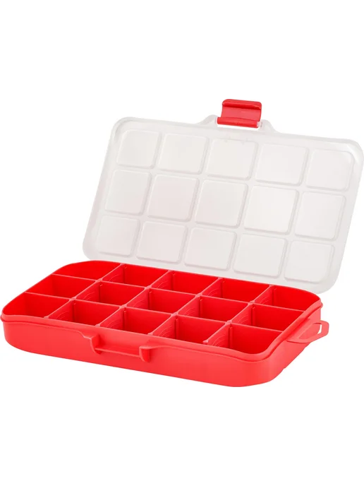 Blocker Ящик с ячейками, органайзер мелочей 15 яч, 20.5х13х3.3 см, 20.5x13x3.3 см, фото 3