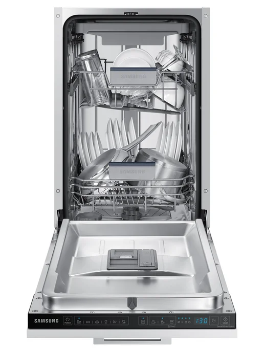 Samsung Посудомоечная машина узкая 45 см, DW50R4050BB WT, серый, фото 3