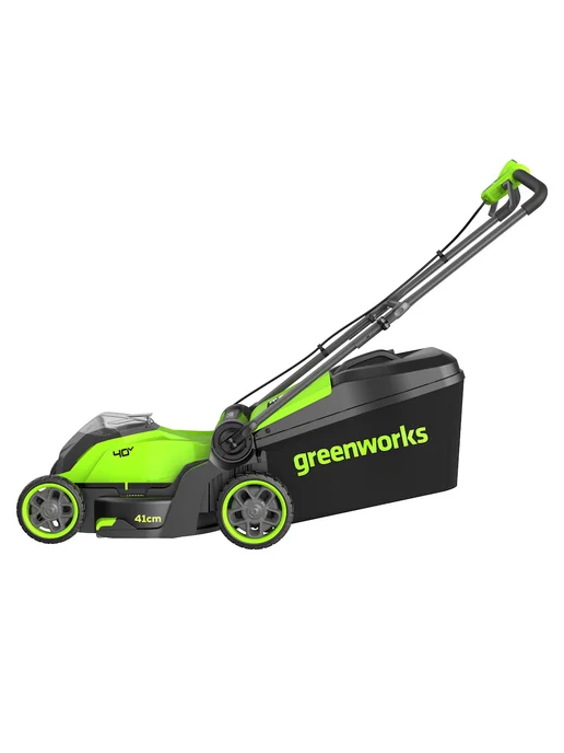 Greenworks Газонокосилка аккумуляторная GD40LM411, 40V без АКБ и ЗУ, вариант, фото 3