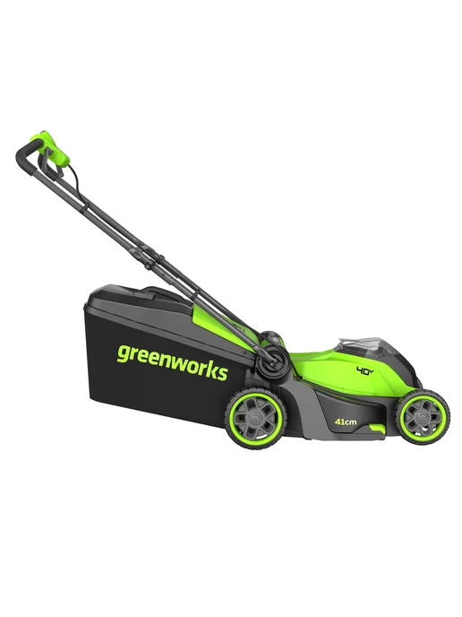 Greenworks Газонокосилка аккумуляторная GD40LM411, 40V без АКБ и ЗУ, вариант, фото 4