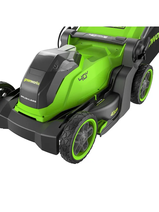 Greenworks Газонокосилка аккумуляторная GD40LM411, 40V без АКБ и ЗУ, вариант, фото 8