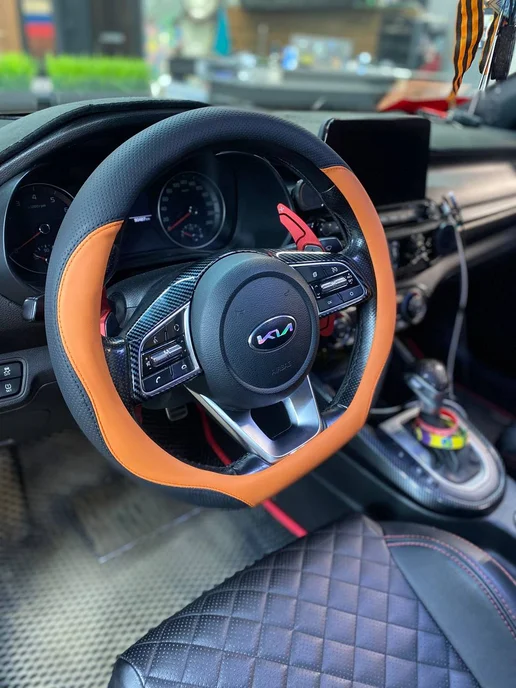 Автопилот Оплетка для руля AMG (спорт), черный, фото 4