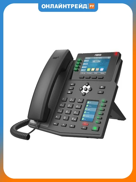 FANVIL Телефон IP X5U черный, черный