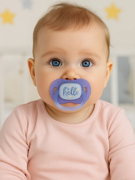 Canpol Babies Соска пустышка силиконовая от 18 месяцев, светится в темноте…, голубой, фото 8