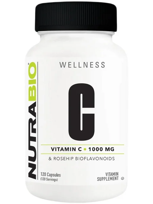 NutraBio Labs Labs Витамин С 1000 мг, 120 капсул, Витамин С 1000 мг, фото 6