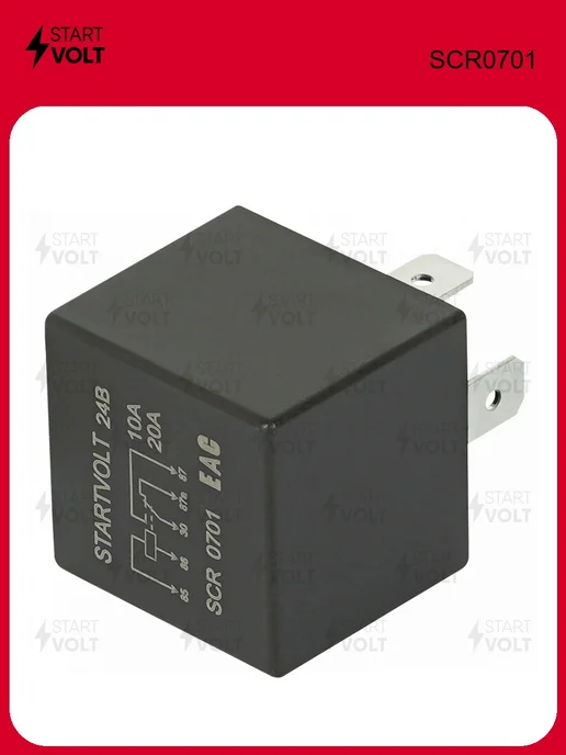 STARTVOLT Реле универсальное SCR 0701, 24V 10 20A 5, фото 2