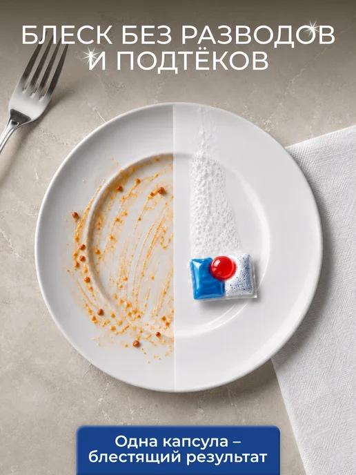 Finish Капсулы для посудомоечной машины Финиш, 60 шт, 60 шт, фото 4