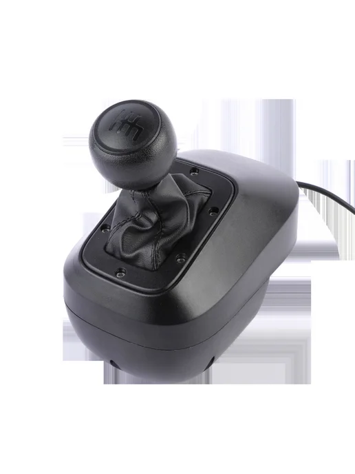 Черный USB H-руль с кожаным обвязкой для всех больших игр в, черный, фото 2