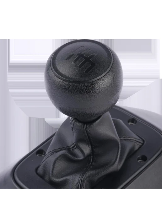 Черный USB H-руль с кожаным обвязкой для всех больших игр в, черный, фото 3