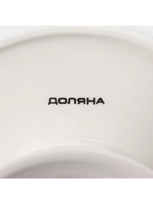 Доляна Подставка для тортов и десертов, d 16.5 см, фарфор, белая, белый, фото 5