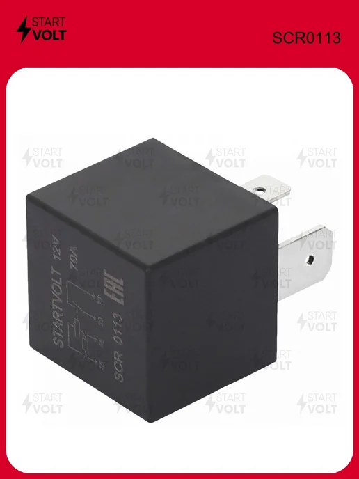 STARTVOLT Реле 12V 70A 4 контакта SCR0113, вариант, фото 2