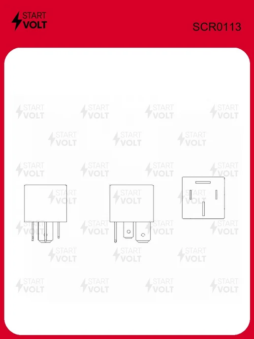 STARTVOLT Реле 12V 70A 4 контакта SCR0113, вариант, фото 5
