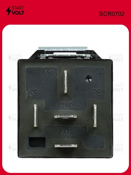 STARTVOLT Реле 24V 10 20A 5 контактов (с кронштейном, без резистора), вариант, фото 3