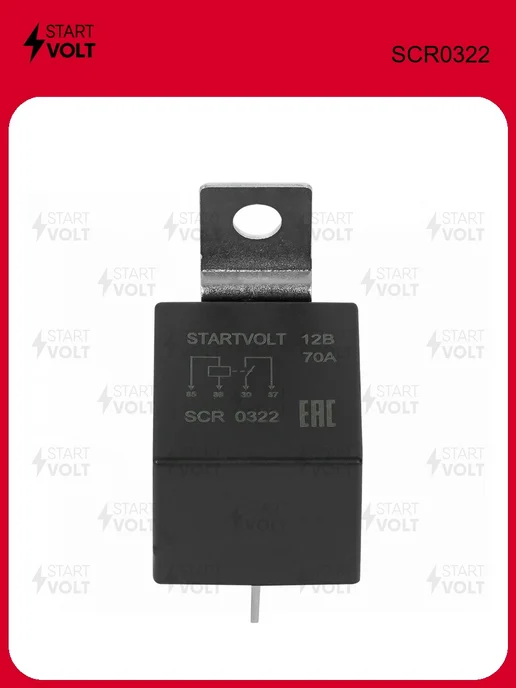 STARTVOLT Реле защиты стартера 12V 70A SCR0322, вариант, фото 4