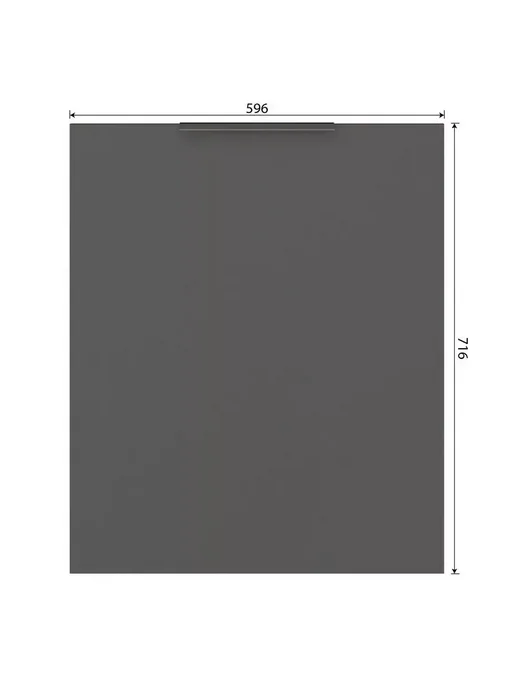 Beneli Фасад кухонный для посудомойки COLOR, 59,6х71,6 см, 59.6x71.6 см, фото 2