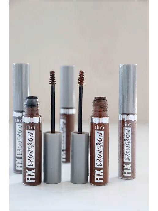 lilo Гель-тушь для бровей FIX BROW GROW тон 11 Hazelnut, коричневый, фото 4