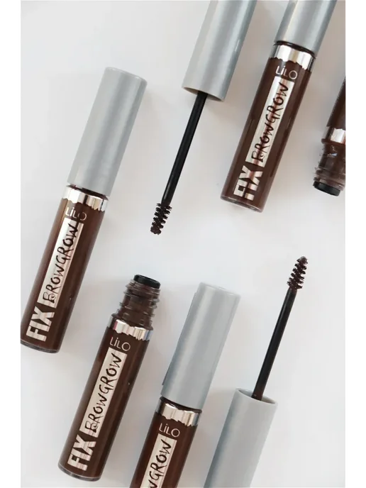 lilo Гель-тушь для бровей FIX BROW GROW тон 12 Dark walnut, коричневый, фото 5
