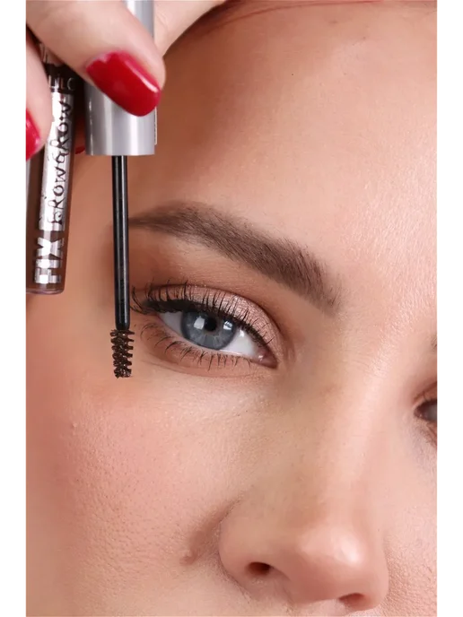 lilo Гель-тушь для бровей FIX BROW GROW тон 12 Dark walnut, коричневый, фото 7