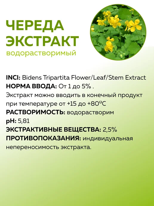 ADK cosmetics Косметический актив Череда экстракт, 50г, 50 г, фото 2