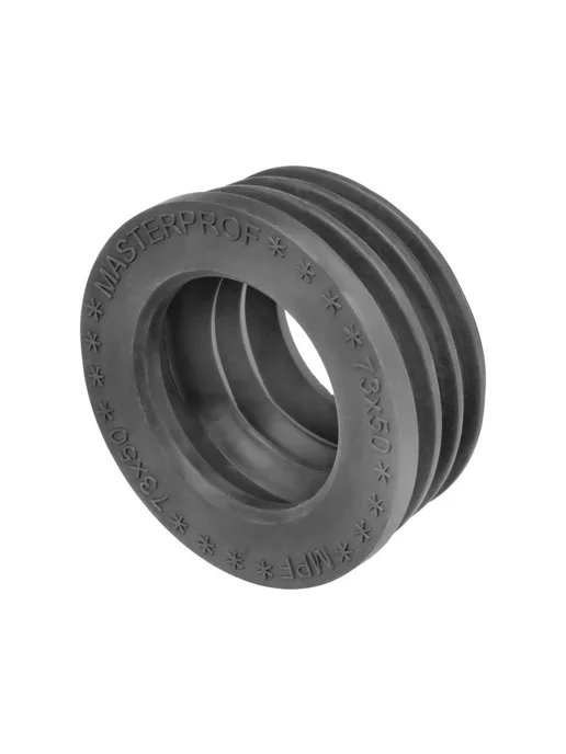 AV engineering Манжета переходная 73x50 черная, 73x50