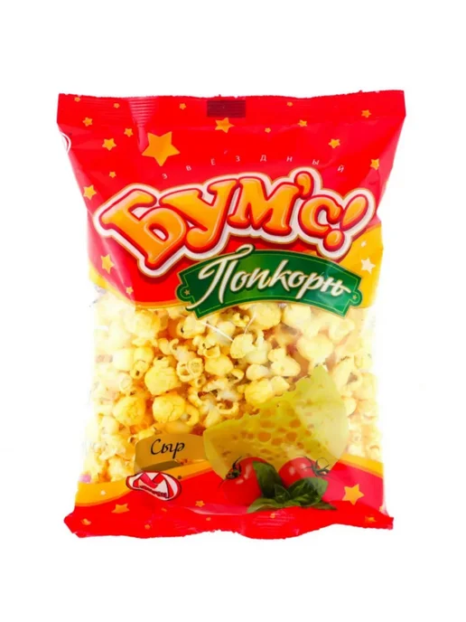 Матяш Попкорн Звездный Бумс Со вкусом сыра 50 г 5 уп, 50 г, фото 2
