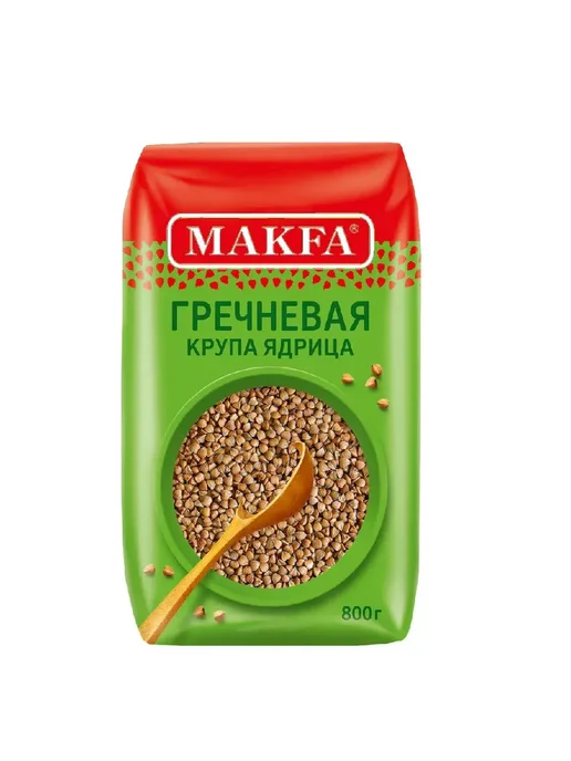 Макфа Гречневая ядрица 800г 3 шт, 800 г, 3 шт, фото 2