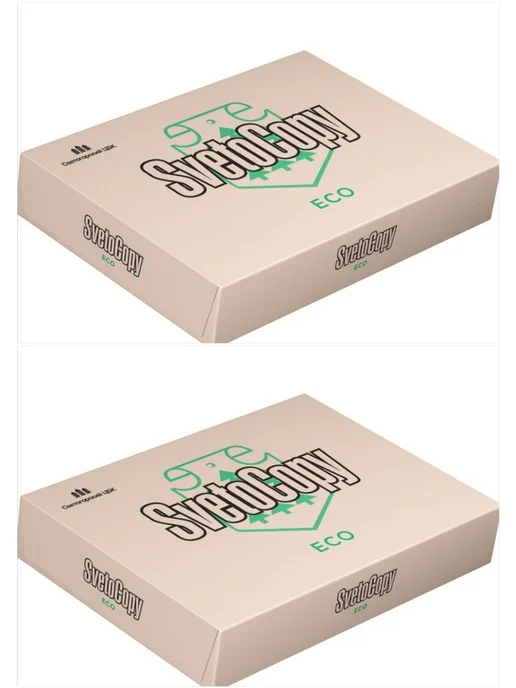 Бумага SvetoCopy Eco A4, 80 г/м², 2 пачки по 500 листов
