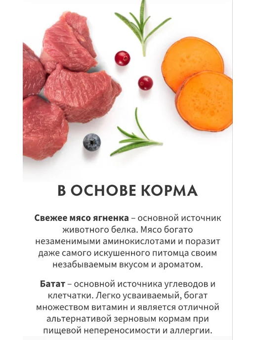 Сухой корм Grandorf' Свежий для собак, крупные, средние, щенки, ягненок, 10 кг, фото 4