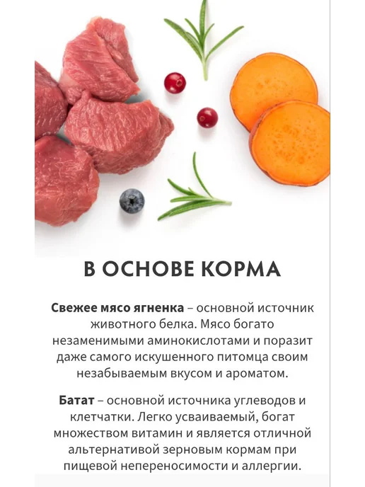Сухой корм Grandorf' Свежий для собак, крупные, ягненок, 10 кг, фото 4