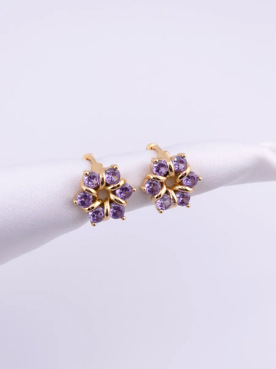 Серьги кольца повседневные 1,3 см.