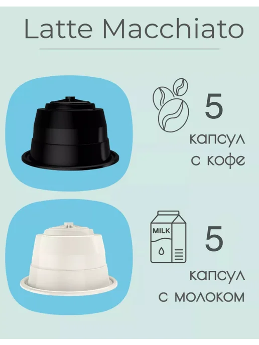 Single Cup Coffee Капсулы для кофемашины Dolce Gusto Latte Macchiato 10 шт, 10 шт, фото 2