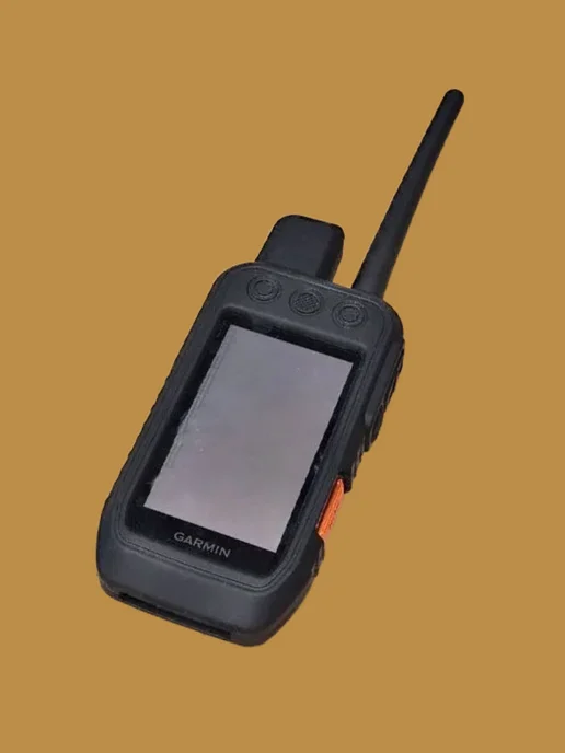 GPSKARTA Чехол для Garmin Alpha 200i 300i (оранжевый), черный, фото 2