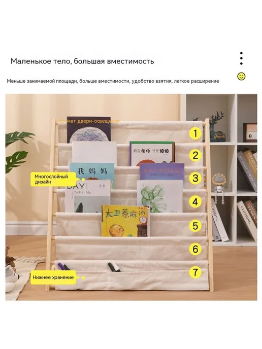 Книжная полка Зелёный, вариант, фото 2