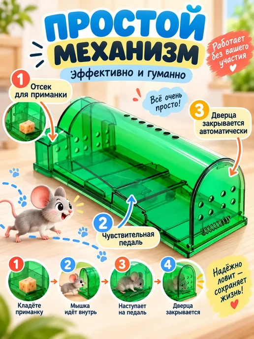 ЭКСИ Механическая мышеловка, вариант, фото 2