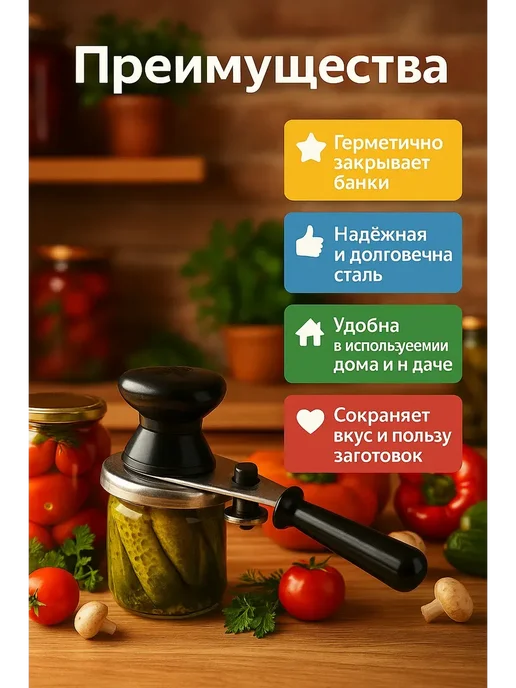 ALIGOR Закрутка банок, ключ для закручивания консервации, вариант, фото 2