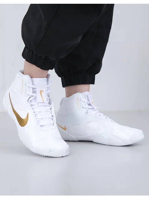 Nike Кроссовки для борьбы, белый, фото 4