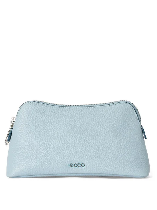 ECCO Косметичка Cosmetic Pouch, кожа, голубой