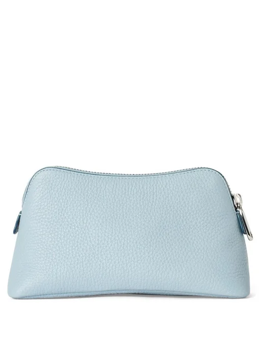 ECCO Косметичка Cosmetic Pouch, кожа, голубой, фото 2