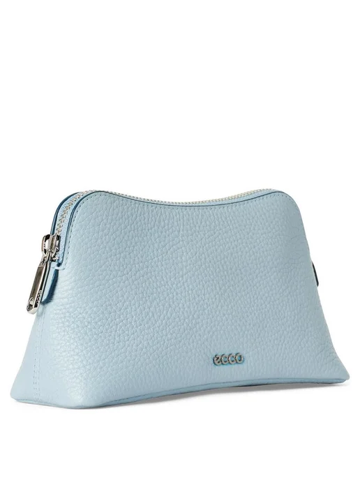 ECCO Косметичка Cosmetic Pouch, кожа, голубой, фото 3