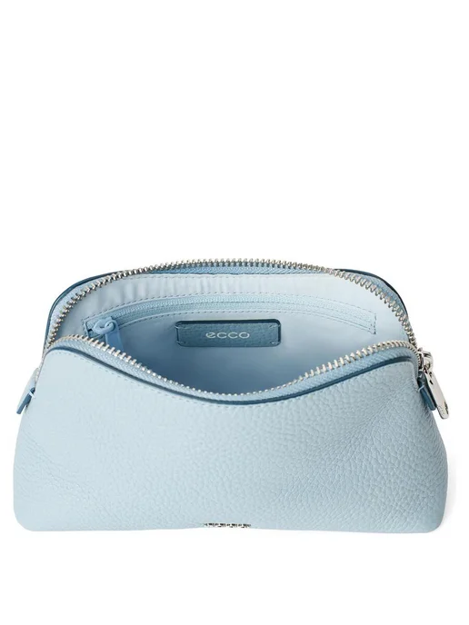 ECCO Косметичка Cosmetic Pouch, кожа, голубой, фото 4