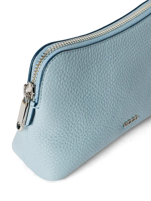 ECCO Косметичка Cosmetic Pouch, кожа, голубой, фото 6