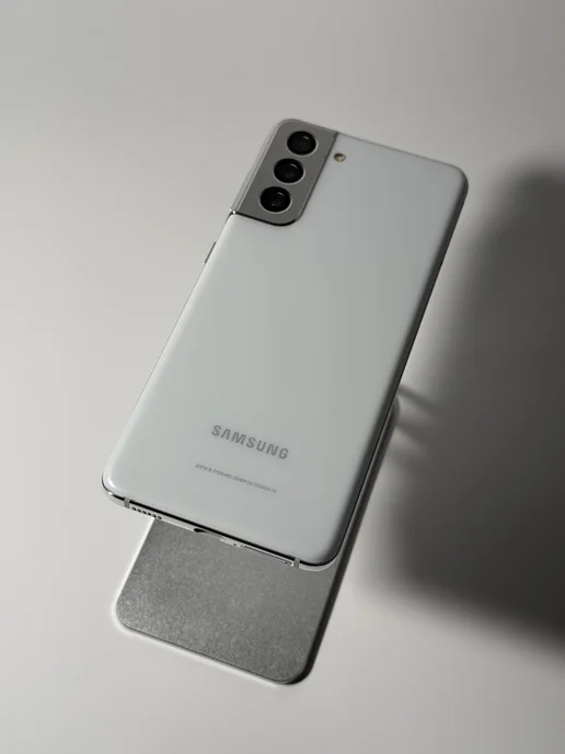 Смартфон Samsung S21 21/256 ГБ, белый, фото 3