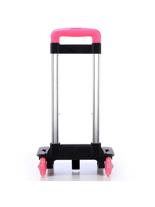 Рюкзак-тележка складная для школьных сумок Hot Pink 2 flash, розовый, фото 5
