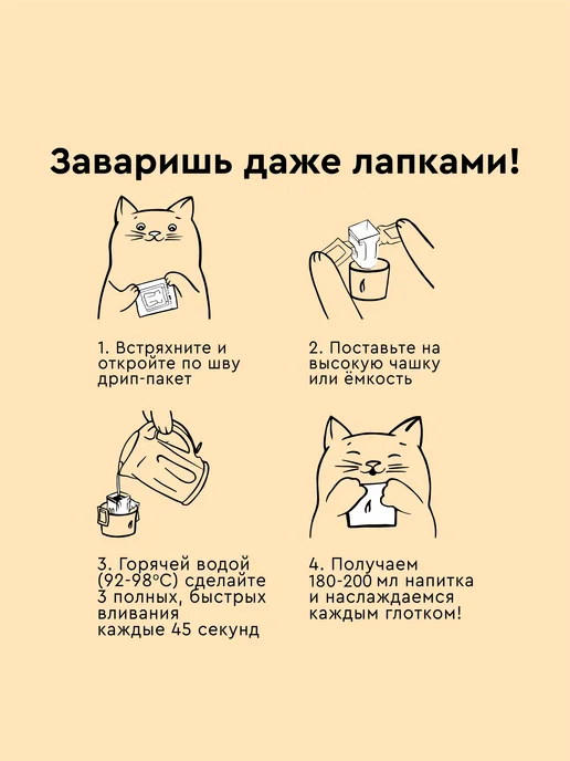 Сварщица Екатерина Кофе в фильтр-пакетах Гватемала Фуэго СТАРТ - 6 шт, 6 шт, фото 4
