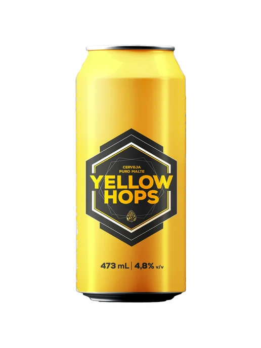 Пиво Yellow Hops светлое 0,473 л ж б, 0,473 л